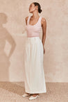 Diego Maxi Skirt - White