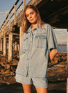 Seaside Denim Shirt - Pale Blue