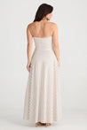 Thandie Strapless Dress - Latte Stripe