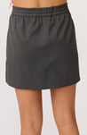 Georgia Mini Skirt - Charcoal