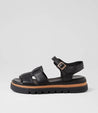 Simms Sandal - Black Leather