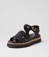 Simms Sandal - Black Leather