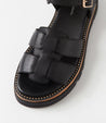 Simms Sandal - Black Leather