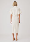 Kokomo Denim Midi Dress - Ivory