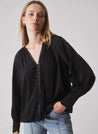 Night Rhythm Blouse - Black