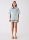 Seaside Denim Shirt - Pale Blue