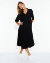 Status Shirt Dress - Black