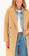 Austin Trench Coat - Dark Camel