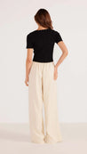 Everly Wide Leg Pant - Cream