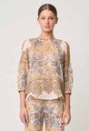 Annabelle Cotton Silk Blouse - Golden Mellow