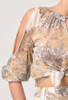 Annabelle Cotton Silk Blouse - Golden Mellow