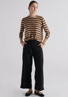 Willa Striped Knit - Toffee/Black
