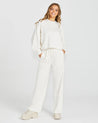 Giselle Sweatpant - Cream Fleck