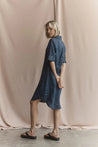 Hettie Shirt Dress - French Navy