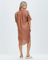 Hettie Shirt Dress - Terracotta