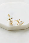 Sierra Earring - Gold/Pearl