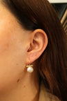 Sierra Earring - Gold/Pearl