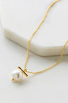 Sierra Necklace - Gold/Pearl