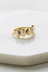 Sierra Ring - Gold/Pearl